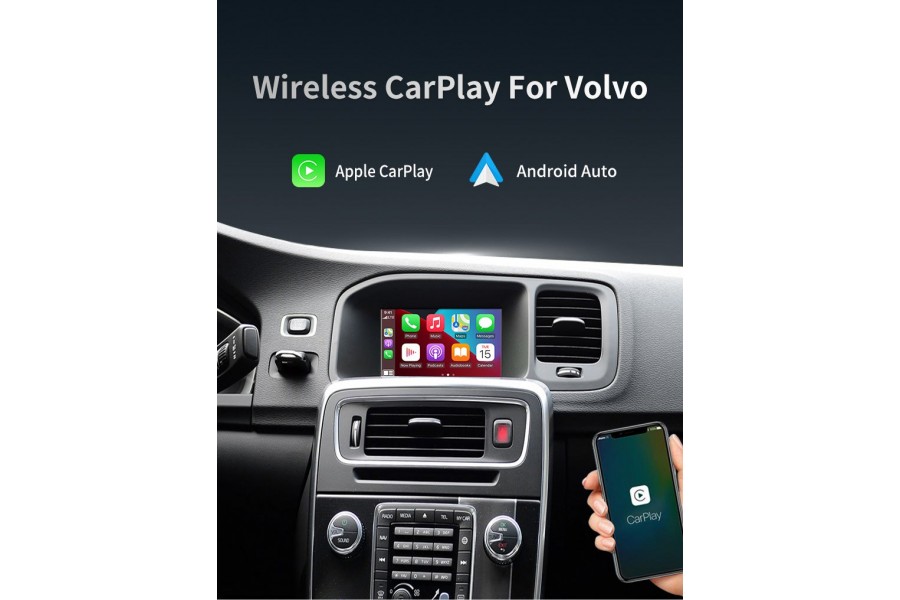 Volvo XC60 XC70 XC90 S60 S80 S90 V60 V70 V40 Original Screen Upgrade Decoder Wireless Apple Carplay Car Box Android Auto Interface Module