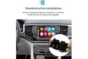 Volkswagen VW Golf/Passat/Lingdu/Tiguan/Teramont 2014-2018 Navigation Mirror Wireless Carplay Android Auto Interface Decode Box Module