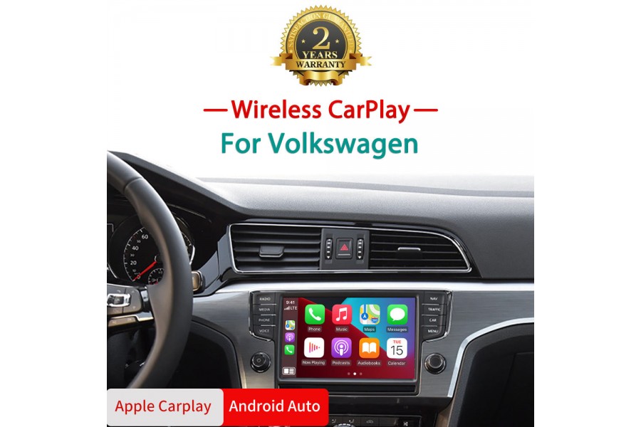 Volkswagen VW Golf/Passat/Lingdu/Tiguan/Teramont 2014-2018 Navigation Mirror Wireless Carplay Android Auto Interface Decode Box Module