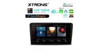 8" Snapdragon 665 Android Octa Core 6GB + 128GB Car Stereo Navigation (4G LTE*) Universal Custom Fit for Audi