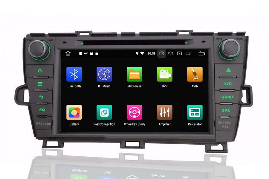 Toyota Prius 2009-2013 Bluetooth Autoradio GPS Aftermarket Android Head Unit Navigation Car Stereo