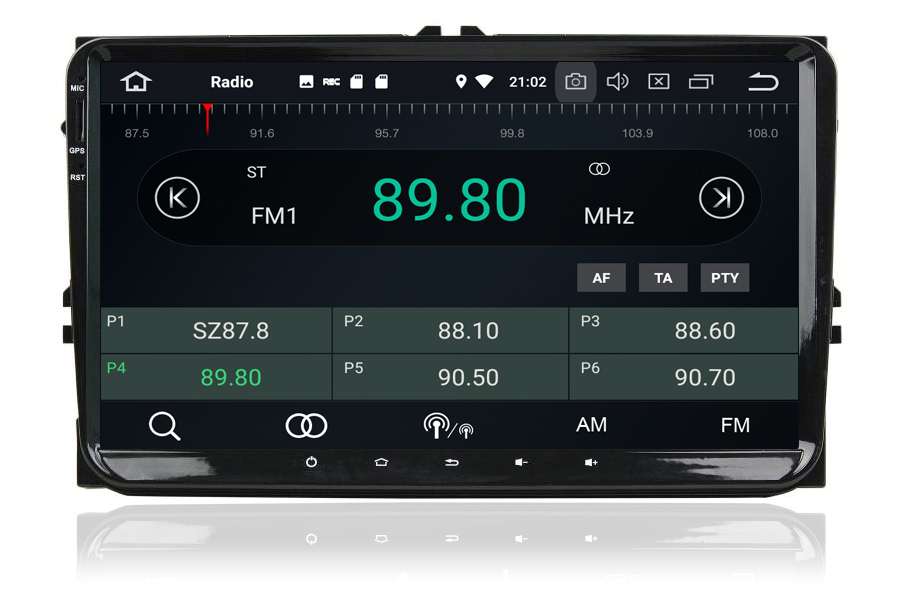 VW Skoda Seat  radio upgrade aftermarket Android Head Unit Navigation Car Stereo
