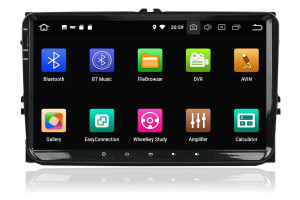 VW Skoda Seat  radio upgrade aftermarket Android Head Unit Navigation Car Stereo 