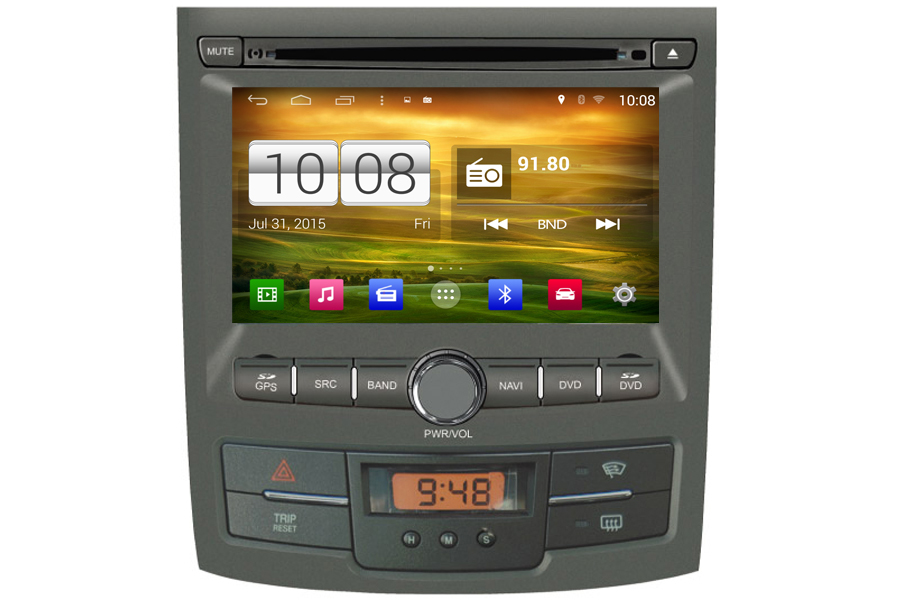SsangYong Korando 2010-2013 Autoradio GPS Aftermarket Android Head Unit Navigation Car Stereo  (Free Backup Camera)