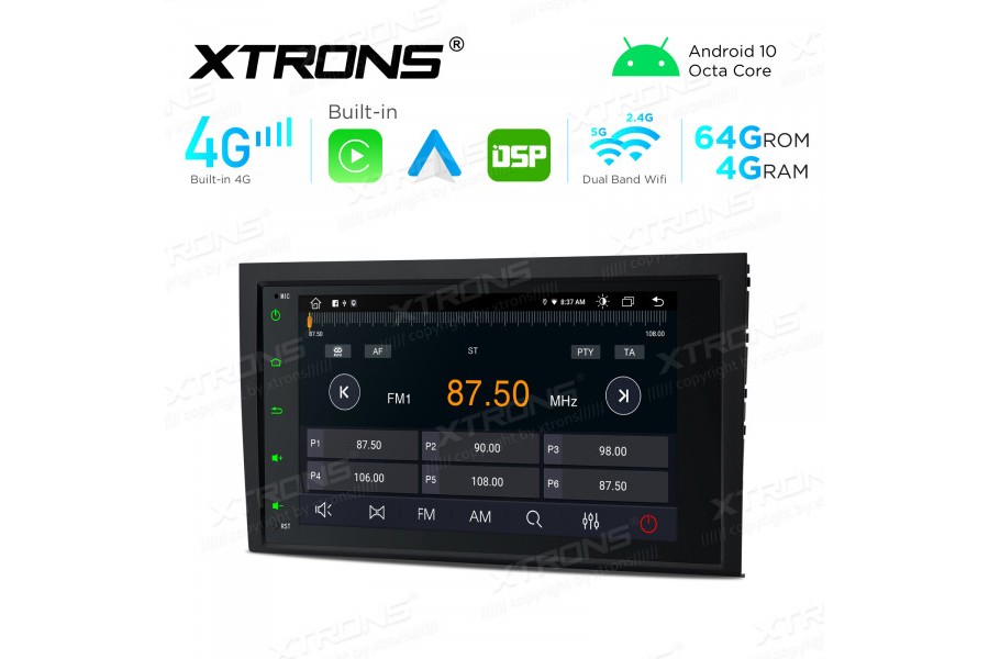 Integrated 4G: 8" Multimedia Navigation System Built-in CarAutoPlay and Android Auto and DSP For AUDI / SEAT dab (Free Backup Camera)