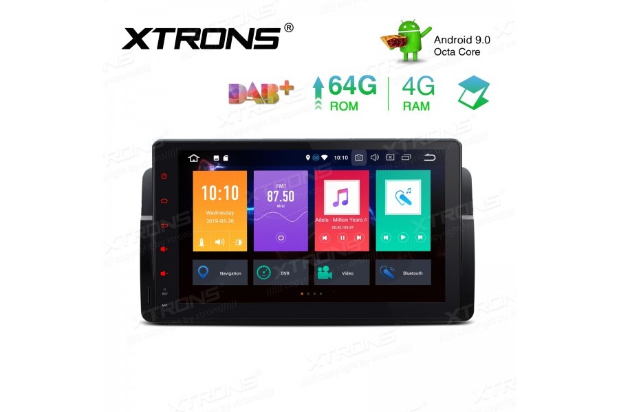 9" Android 9.0 Octa-Core 64GB ROM + 4G RAM Car Stereo Multimedia Navigating System support car auto play Custom fit for BMW / ROVER / MG