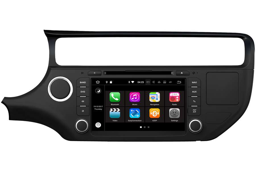 Kia Rio 2015-2016 Autoradio GPS Aftermarket Android Head Unit Navigation Car Stereo (Free Backup Camera)