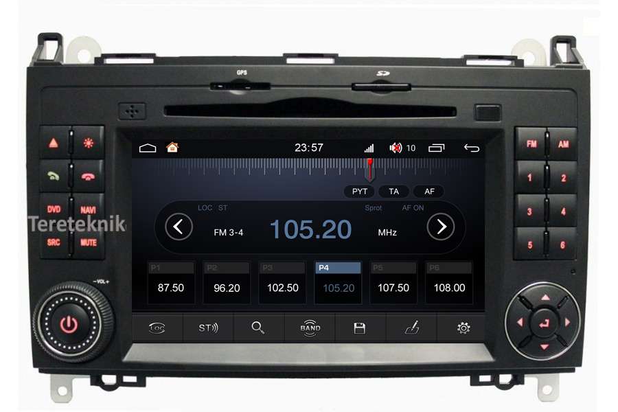 Mercedes-Benz Vito/Viano/Sprinter/VW Crafter 2003-2018 Autoradio GPS Aftermarket Android Head Unit Navigation Car Stereo (Free Backup Camera)