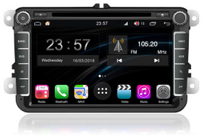 VW Skoda Seat radio upgrade aftermarket android Head Unit Navigation Car Stereo 