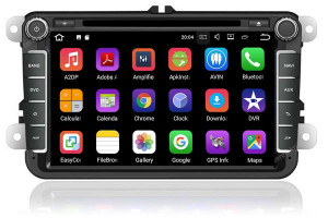 VW Skoda Seat radio upgrade aftermarket android Head Unit Navigation Car Stereo 