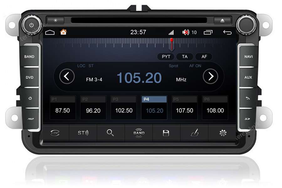VW Skoda Seat radio upgrade aftermarket android Head Unit Navigation Car Stereo