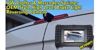 Mercedes-Benz sprinter W906 VW Crafter brake light replacement backup camera