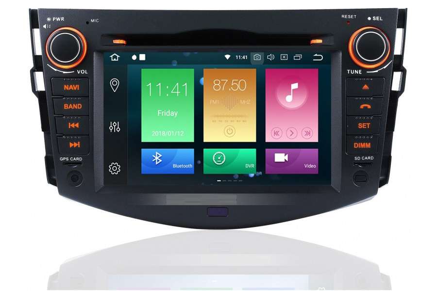 Toyota RAV4 2006-2011 Autoradio GPS Aftermarket Android Head Unit Navigation Car Stereo (Free Backup Camera)