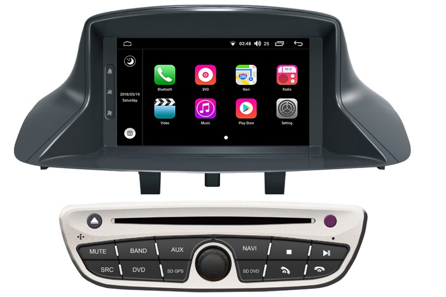 Renault Megane III 2009-2016 Autoradio GPS Aftermarket Android Head Unit Navigation Car Stereo Carplay dab (Free Backup Camera)