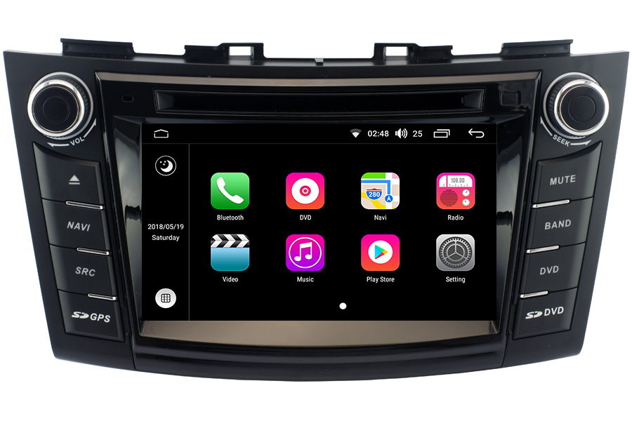 Suzuki Swift 2011-2013 Autoradio GPS Aftermarket Android Head Unit Navigation Car Stereo (Free Backup Camera)