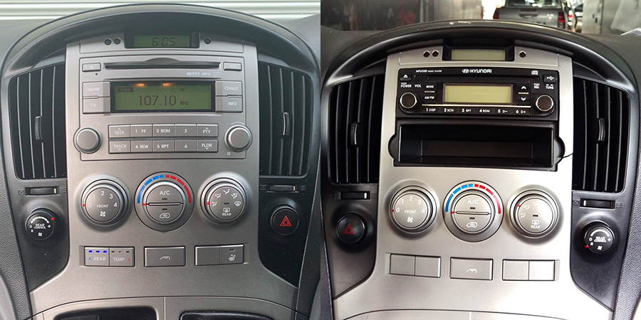 Hyundai H1 2007-2012 Aftermarket Radio Upgrade