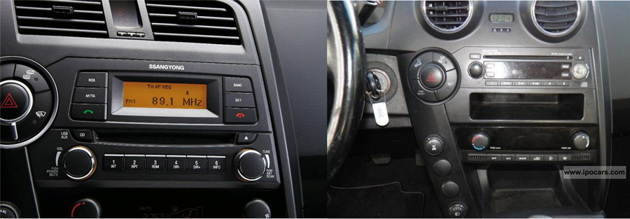ssangyong actyon aftermarket navigation car stereo